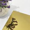 Buy cheap AISI 8k Rose Gold Mirror Stainless Steel Sheet Golden BA Bright from wholesalers