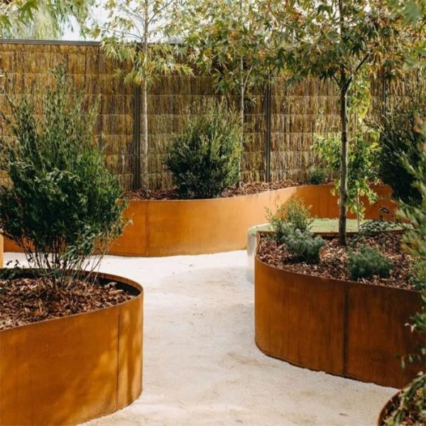 Buy cheap Customize Laser Cut Flexible Corten Steel Garden Edging For Landscaping from wholesalers