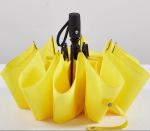 Foldable Fiberglass Ribs Pongee Compact Windproof Umbrella
