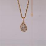 China Luxury Gold Jewelry Factory Serpent Boheme Pendant M Motif Medium Necklace