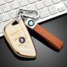 Buy cheap Fadeless Leather Car Keychain Holder Zinc Alloy Fashionable from wholesalers