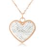 Buy cheap Stainless SteelFashion Jewelry Long Necklace Diamond Heart Pendant from wholesalers