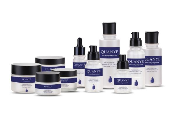 Buy cheap Transparent Frosted Airless Loton Bottle set of QY-NSET-001 for Skin care Line from wholesalers