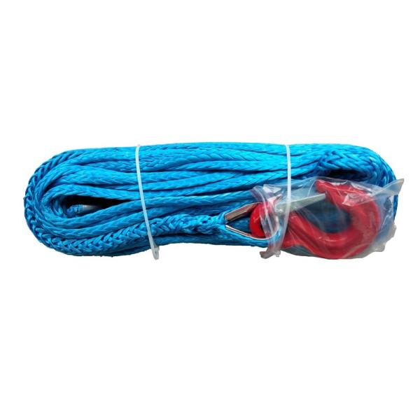 Buy cheap Blue 12 Strand Synthetic Winch Rope Longer Working Life Extremely Light from wholesalers