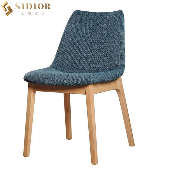 Buy cheap Morden European Style Dining Chairs Solid Wood Multi Color 45cm Width from wholesalers