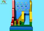 Colorful Inflatable Sports Games / Blow Up Climbing Wall Combine Kids Slide