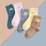 Crew Grey Pink Ankle Low Cut Compression Socks Cotton Cozy Warm Infant Girl