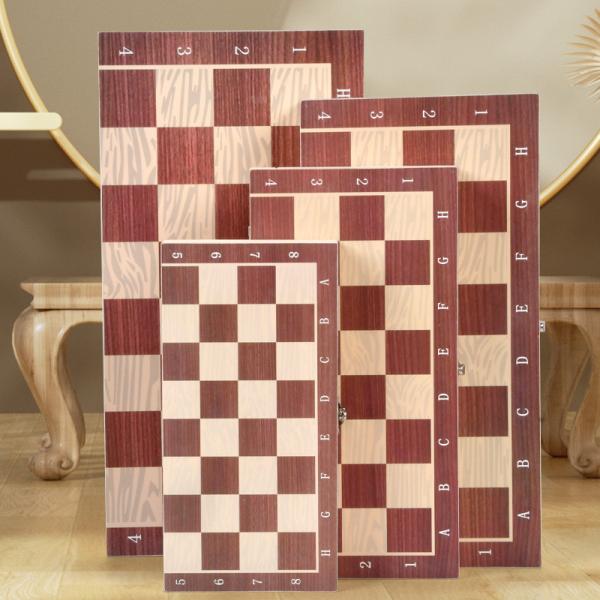 Upgraded Wooden Chess Board Game Set, Crafted Chesspiece ans Storage Slots for