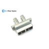 Buy cheap Duplex SC To ST Fiber Optic Adapters Female To Female Zinc Alloy Metal Housing from wholesalers
