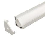 6063-T5 Aluminum Alloy Corner LED Channel 45 Degree LED Profile