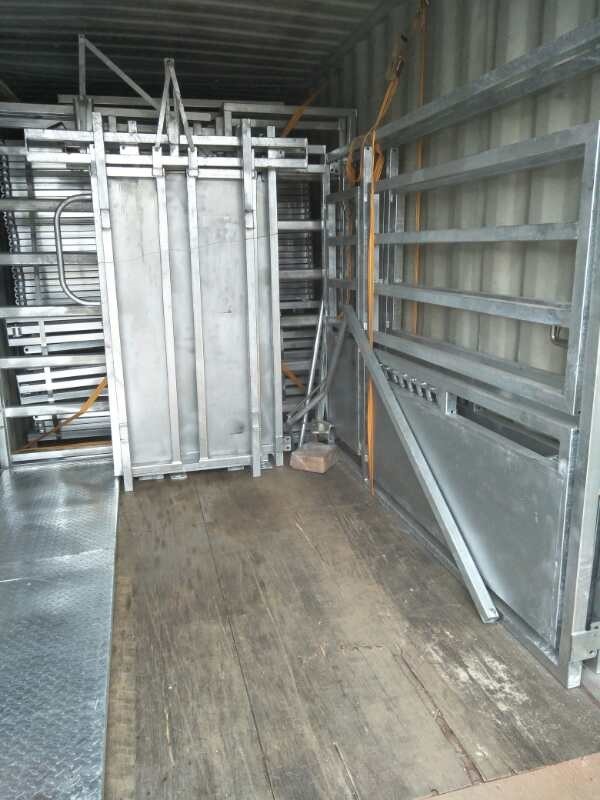 Carbon Steel 2.25m Height Livestock Handling Equipment For Cattle Yard