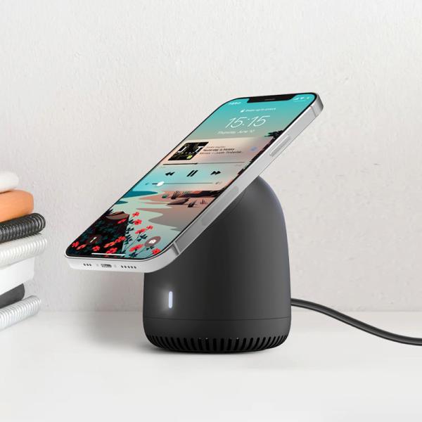 Buy cheap 15W Wireless Charger Speaker ABS Materials with 800mAh Battery from wholesalers