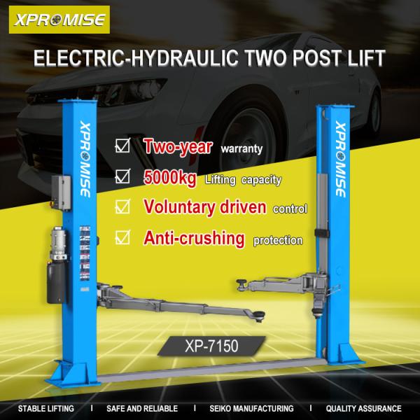 Garage Lifting Equipment Hydraulic Two Post Car Lift Ce Approved Safe Electronic