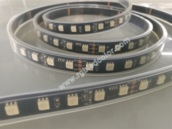 DC24V Digital RGB LED Strip Light WS2811 72led Per Meter
