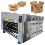 4-6 Colors Humanization Flexo Printer Slotter Die Cutter Carton Box Making