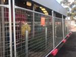 Portable Windbreak Fence Panels / Temporary Outdoor Fence 2.4m width 3mm