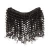Buy cheap Black Color 100% Brazilian Virgin Hair Deep Wave Bundles With Lace Closure from wholesalers