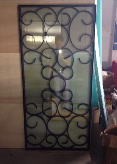 Buy cheap wrought iron glass of 10*10 MM black steel bar from wholesalers