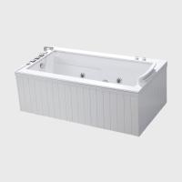 Buy cheap Multifunctional White Jetted Jacuzzi Bathtubs Spa Massage Corner Acrylic product