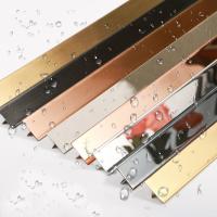 Buy cheap Wall Edge Metal 304 Stainless Steel Trim For Ceramic Protection product