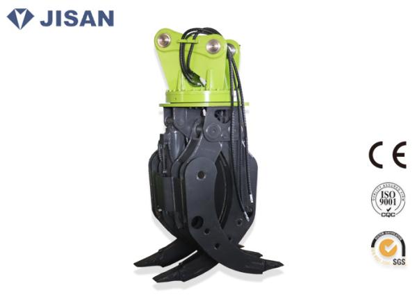 Quality Hydraulic Rotating Excavator Log Grab Wear Resistant Fit CAT320 20 Ton Excavator for sale