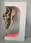 colorful led light magnetic levitation floating sneaker shoes display stand with