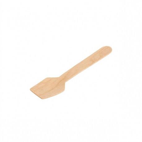 Buy cheap Disposable Wooden Ice Cream Paddle Spoon Taster 95mm from wholesalers