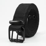 OEM Clip Fabric Web Belt Double Buckle Mens Nylon Web Belts 130cm Jeans