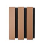 Artistic Wood Slat Acoustic Panels Three-Sided Wrapping For Modern Homes