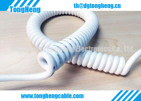 UV Resistant Fatigue Test Verified TPU Coiled Cable