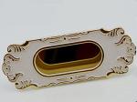 Furniture 32mm Hidden Kitchen Door Handles White Elegant Style Decoration