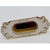 Buy cheap Furniture 32mm Hidden Kitchen Door Handles White Elegant Style Decoration Conceal Dresser Pulls from wholesalers