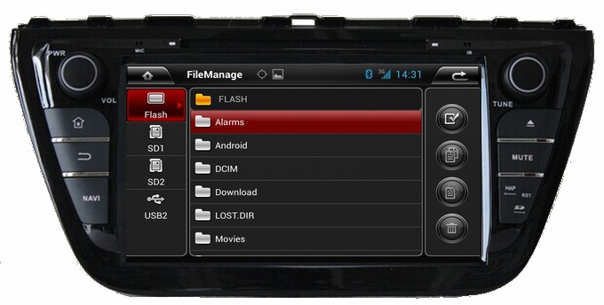 Ouchuangbo Pure Android 4.2 DVD Player for Suzuki SX4 S Cross 2014 with GPS Navi Radio USB 3G Wifi BT OCB-8073C