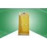 Buy cheap Yellow Cardboard Countertop Displays Hanging Adhensive Cardboard Display Boxes from wholesalers