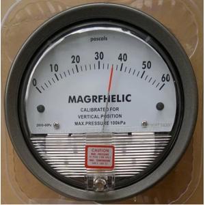 Buy cheap Magrfhelic Micro Air Low Analog Differential Pressure Gauge 0-60pa product