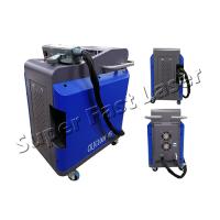 Buy cheap High Efficiency Fiber Laser Cleaning Machine 100 Watt Laser Rust Remover product