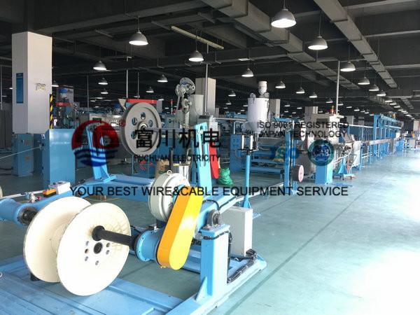 Buy cheap Fuchuan PU PE PVC Extrusion Machine , BV BVR Wire Extruder Line For Wire Dia 5-20mm from wholesalers