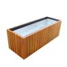 Buy cheap Solid Wood Outdoor Large Planters , Rectangular Flower Planter OEM ODM from wholesalers