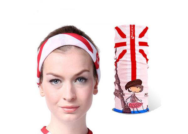 Buy cheap Microfiber Polyester Tube Multifunctional Headwear Size 25*50 CM from wholesalers