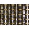 Buy cheap Interior Stainless Steel Architectural Metal Mesh Antique Brass 0% Opening Area from wholesalers