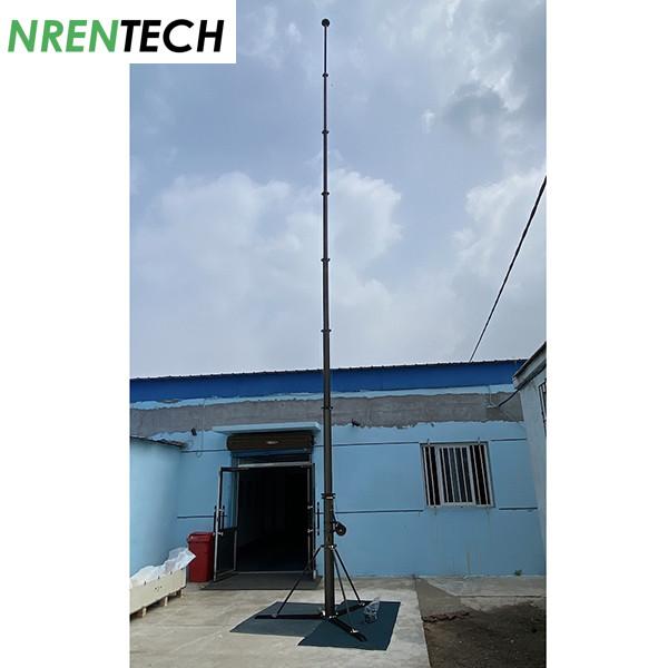 Buy cheap 15m Manual Crank Up Aluminum Telescoping Mast 10kg payloads from wholesalers