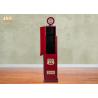Buy cheap Antique Gas Pump Design Decorative Wooden Cabinet Red Color Wood Floor Rack Furniture from wholesalers