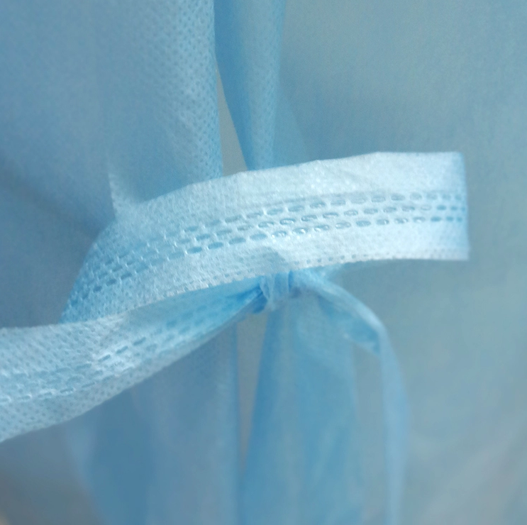latex free PPE Disposable Isolation Gown For Safety Protection