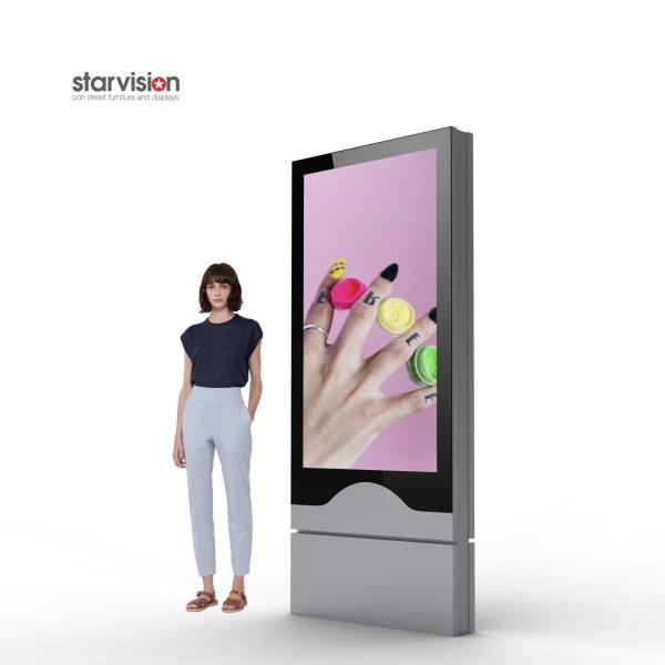 Buy cheap 3840x1920 16.7M Indoor Lcd Advertising Display 700nits Single Sided from wholesalers