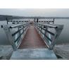 Buy cheap 300kgs Load Capacity Silver Aluminum Gangway Marine Floating Walkway For Marinas Boat Dock from wholesalers