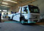 Durable Hydraulic Semi Truck Wrecker , 25-30 Ton City Heavy Recovery Truck