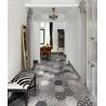 Buy cheap Hexagon White And Black 8'X9.2' Modern Porcelain Tile Matte Finished from wholesalers