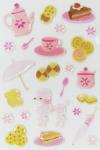 Buy cheap Customized 3d Puffy Stickers , Funny Tea Time Kids Puffy Stickers PVC + PET from wholesalers