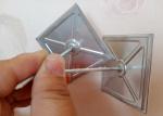 50mm Galvanized Steel Peel & Press Insulation Hangers On Duct Or Wall Surface