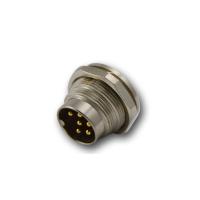 Buy cheap 4 5pins M16 Circular Connector M16 Male Panel Mount Front Rear Socket Connector product